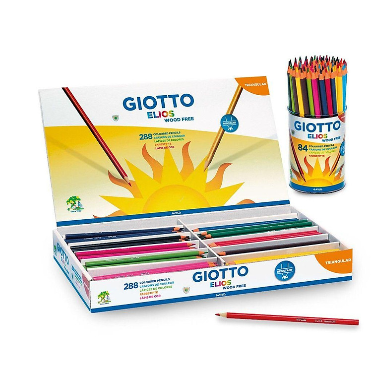 Hộp Chì Màu GIOTTO Elios Wood Free 288 - Ảnh 3