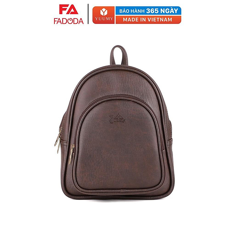 (HOT TREND) Balo da cao cấp - Balo nữ thời trang YUUMY YBA4 - balo da bò bền đẹp