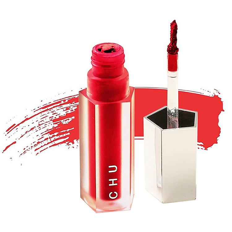 Son Nhung Chu Lipstick - Son Kem Lì Mượt Mịn & Bám Màu Lâu Trôi - Tặng Kèm Túi Và Son Dưỡng