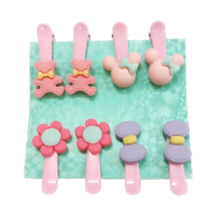 Combo 4 cặp kẹp nhựa - Màu ngẫu nhiên