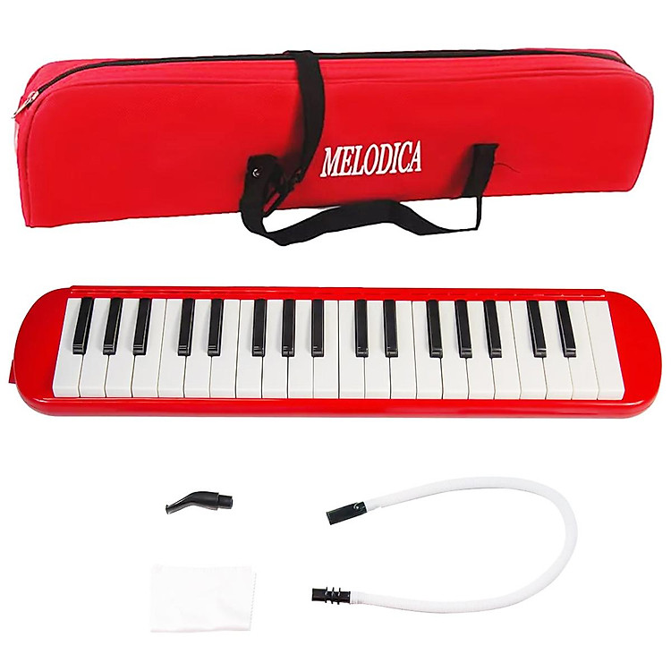 Kèn Melodica 32 Phím Màu Đỏ Chính hãng Giá rẻ - Hình ảnh 3