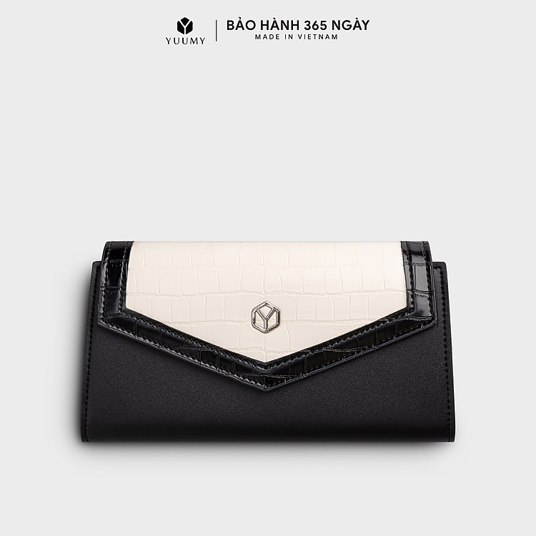 Ví Yuumy ( Thời trang nữ dáng dài kèm dây đeo chéo - Ví da Seasand YV104 )