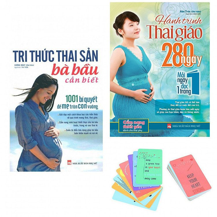 Sách Dành Cho Mẹ Bầu: Tri Thức Thai Sản Bà Bầu Cần Biết và Hành Trình Thai Giáo 280 Ngày
