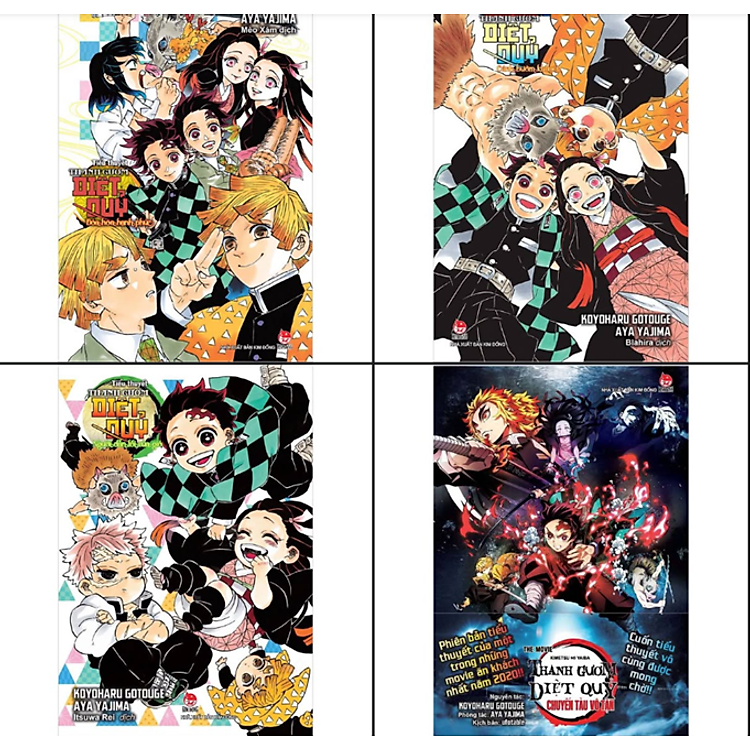 Truyện tranh Tiểu thuyết Thanh gươm diệt quỷ full 6 tập (Chang Book)