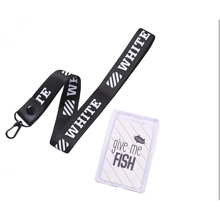 Bảng tên nhựa kèm dây đeo dài - Giao màu ngẫu nhiên