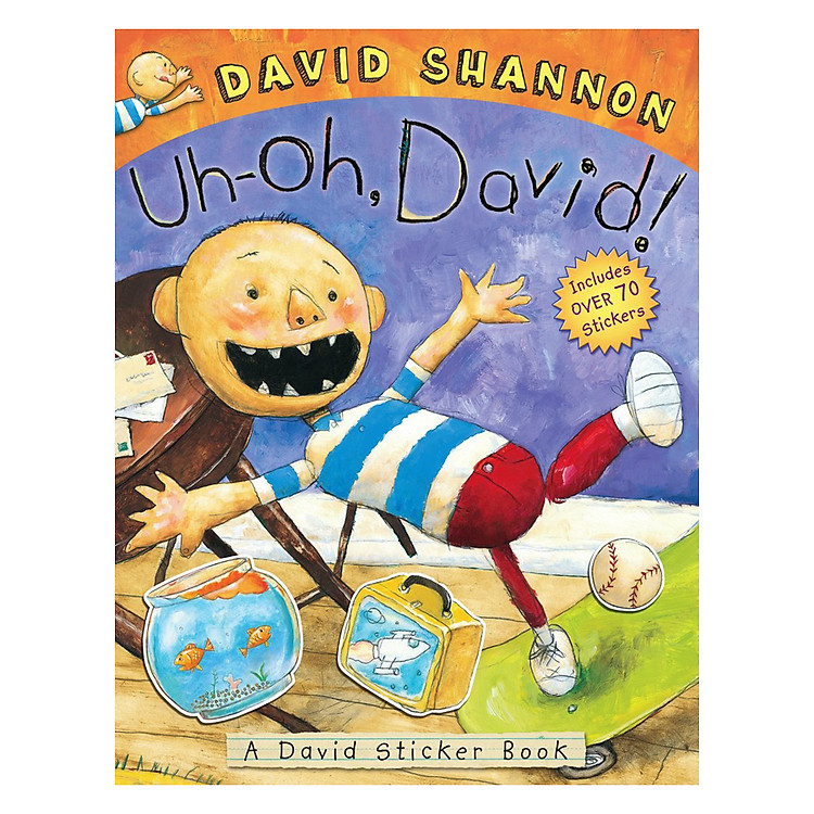 Sách Uh-Oh David! Sticker Book
