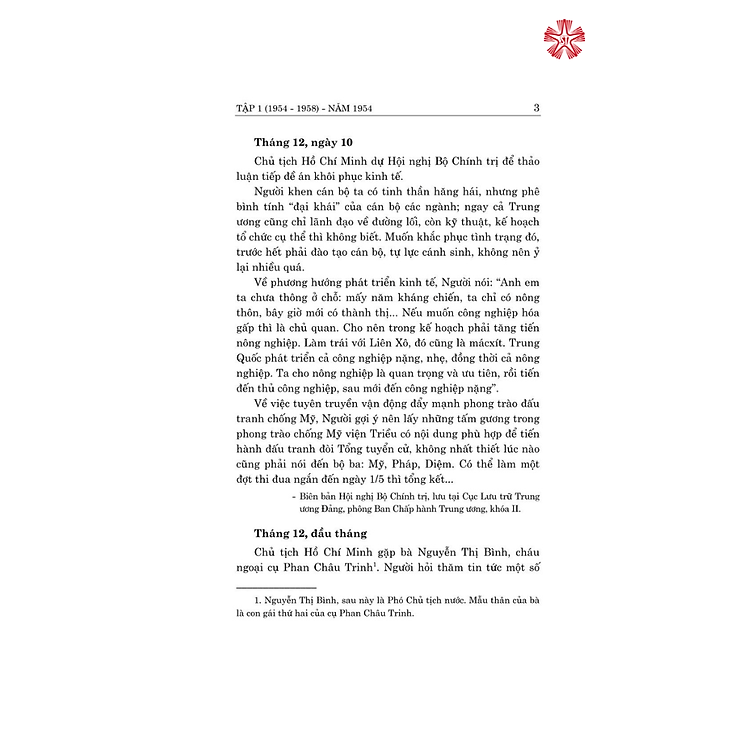 Những hoạt động của Chủ tịch Hồ Chí Minh giai đoạn 1954 - 1969, tập 1 (1954 - 1958) - Ảnh 4