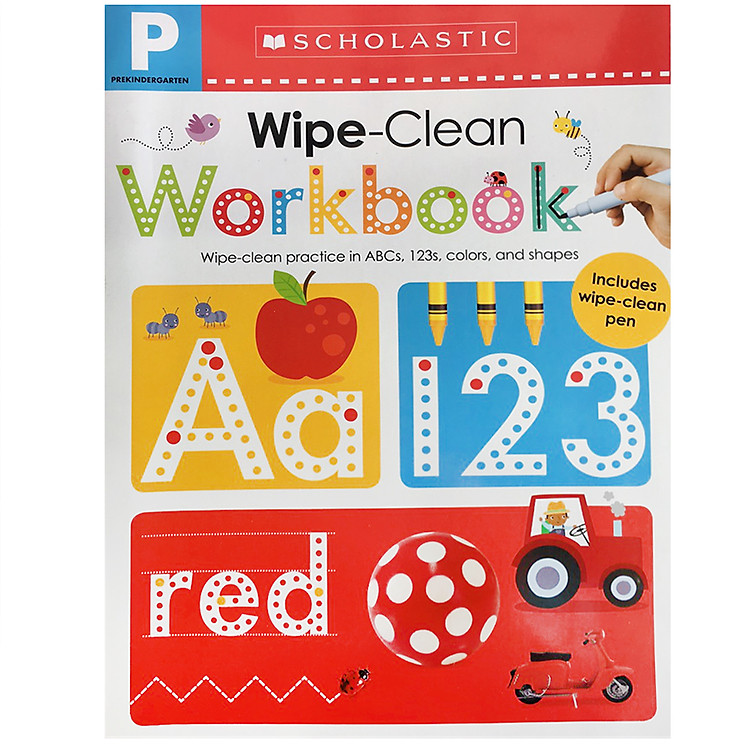 Sách Wipe Clean Work Books - Pre K