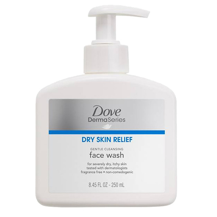 Sữa Rửa Mặt Dove Dermaseries Dry Skin Relief (250ml)