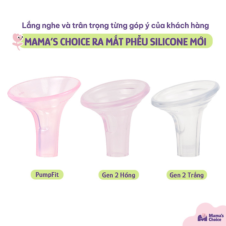 Phễu Hút Sữa Silicone Mama's Choice 27mm Chính hãng Giá tốt - Hình ảnh 2