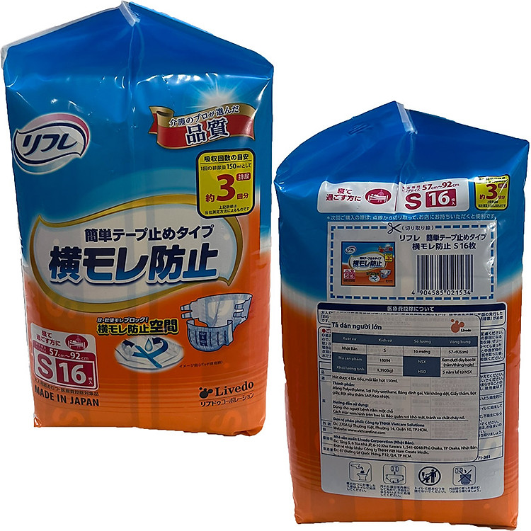 Tã dán người lớn Livedo M tặng quần lót ABENA Chính hãng Giá tốt - Hình ảnh 4