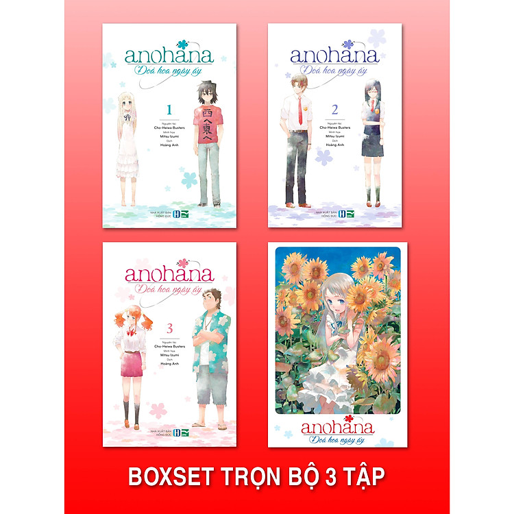 BOXSET Anohana - Đóa Hoa Ngày Ấy (3 Tập)