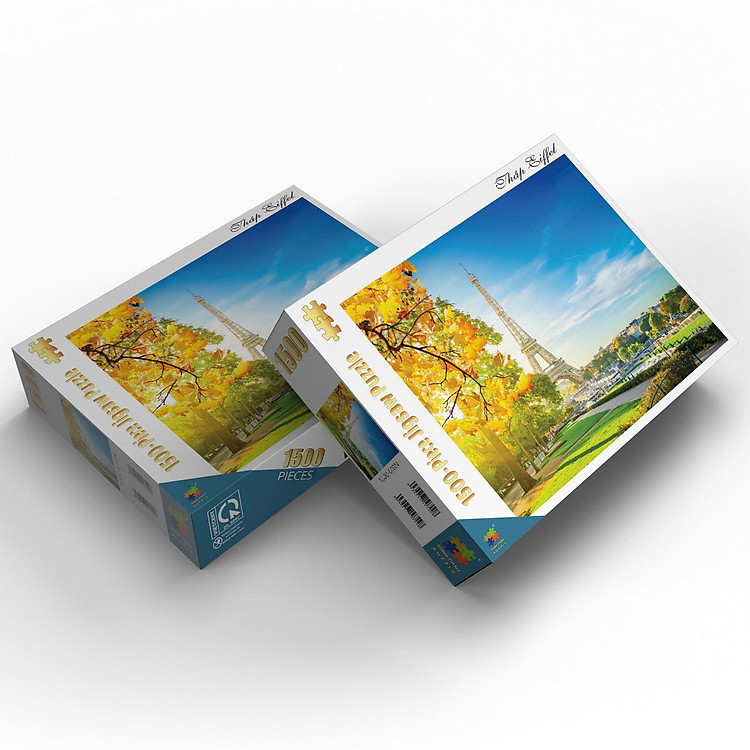 Mua Tháp Eiffel - Tranh Ghép Hình 1500 Mảnh Chính hãng Ưu đãi - Hình ảnh 2