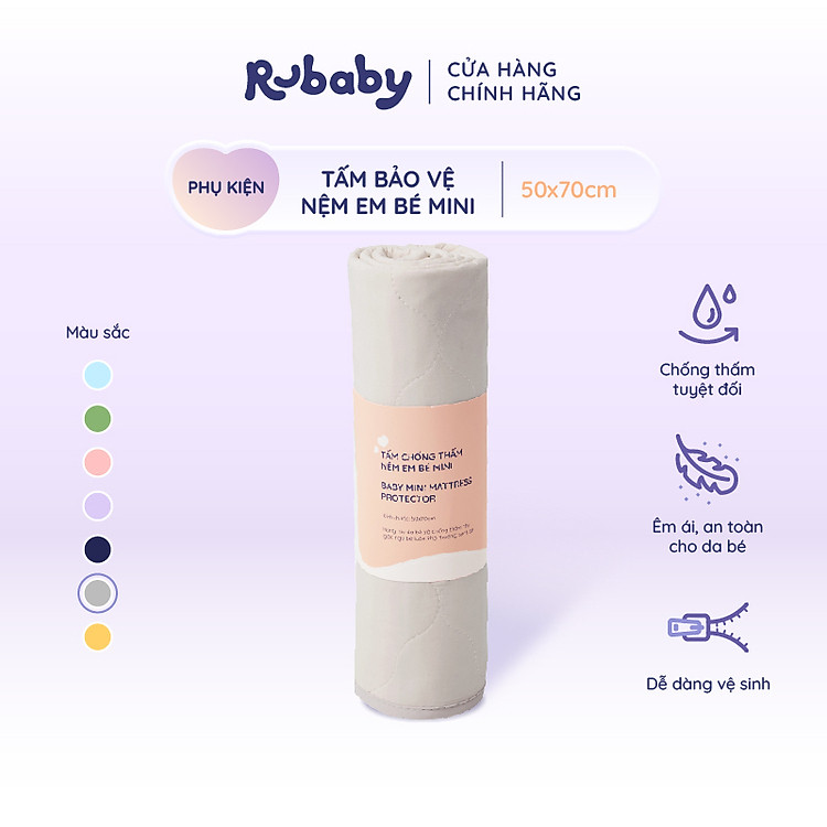 Chọn mua tại Shopee: Tấm Bảo Vệ Nệm Em Bé Rubaby mua giá tốt nhất tại Shop Mall