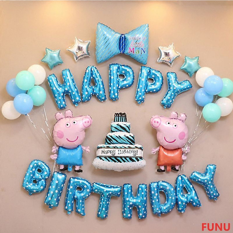 Bóng Bóng Trang Trí Sinh Nhật FUNU (Set 4)