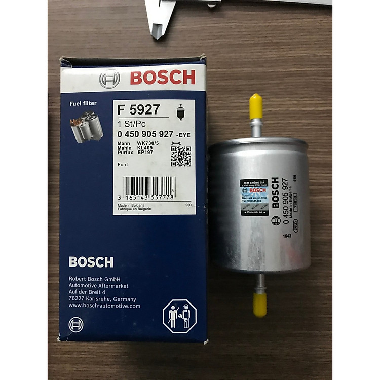 Lọc Nhiên Liệu Bosch F5927 - Ford Mondeo, Escape 2.3 , 3.0