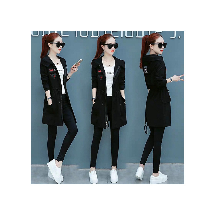 ÁO KHOÁC NỮ KAKI FORM DÀI ĐẸP MÊ LY HOT NHẤT 2020