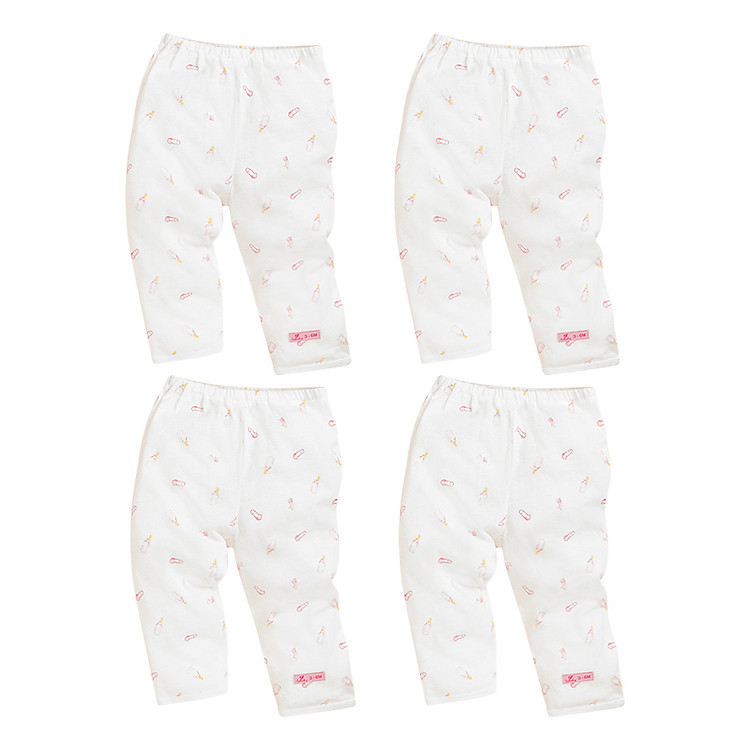 Combo 4 Quần Dài Sơ Sinh Đáp Đũng Lullaby - NH03-19