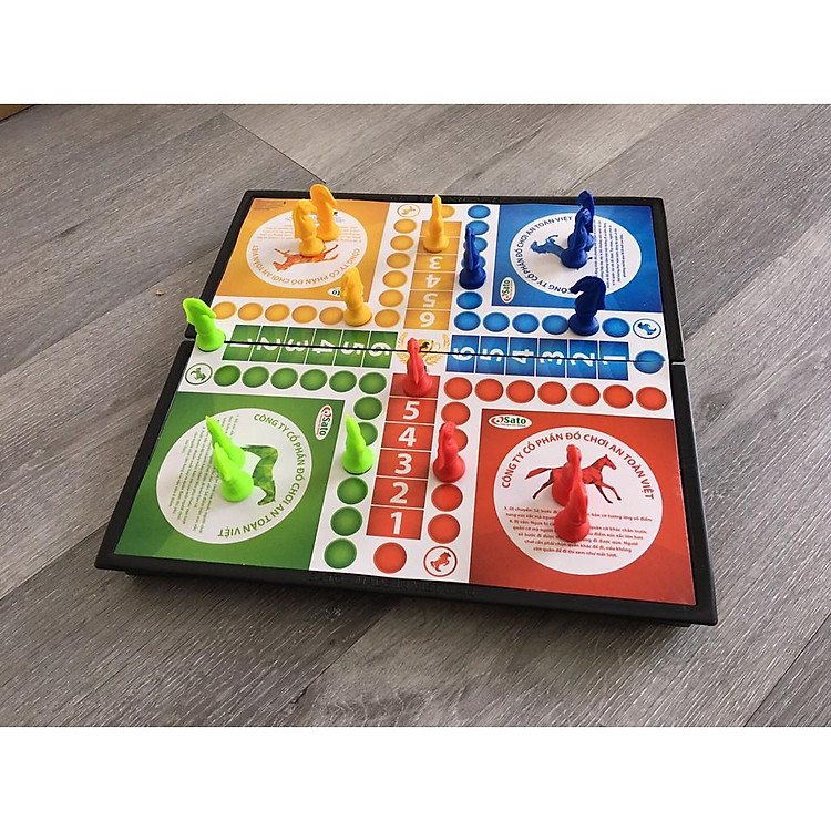 Cờ cá ngựa KITE 1219C047 - Trò chơi vui Chính hãng Giá rẻ - Hình ảnh 3