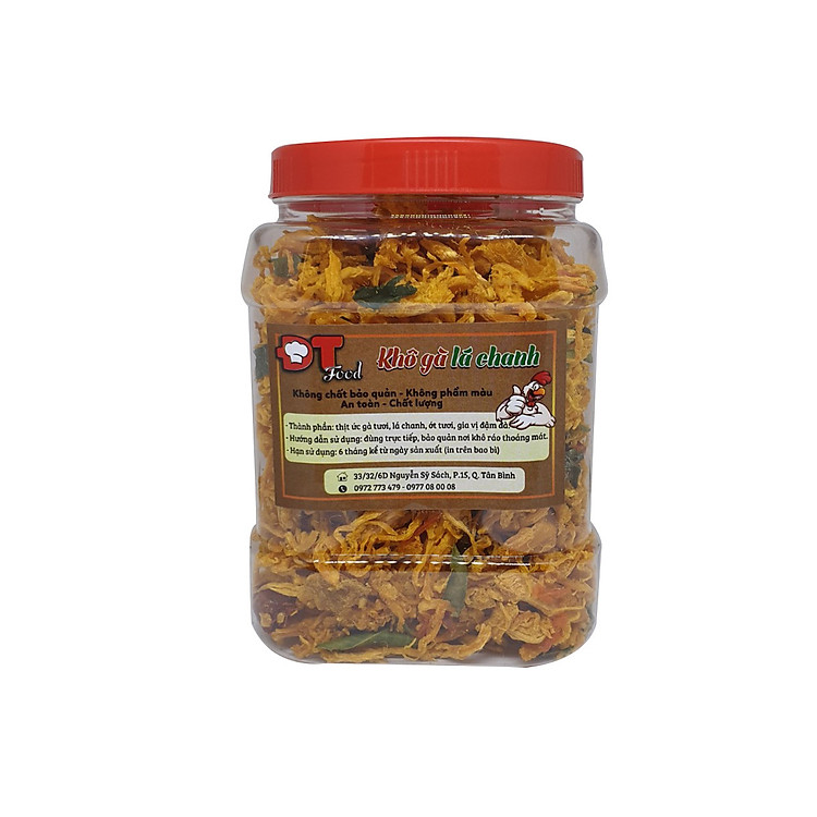 Khô gà lá chanh loại Đặc Biệt 500g