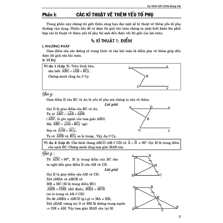 Cẩm Nang Vẽ Thêm Hình Phụ Trong Giải Toán Hình Học Phẳng - Ảnh 4