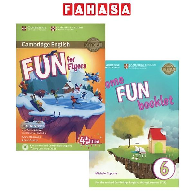 Sách ngoại văn: Sách luyện các kỹ năng & luyện thi tiếng Anh Fun for Starters, Movers and Flyers