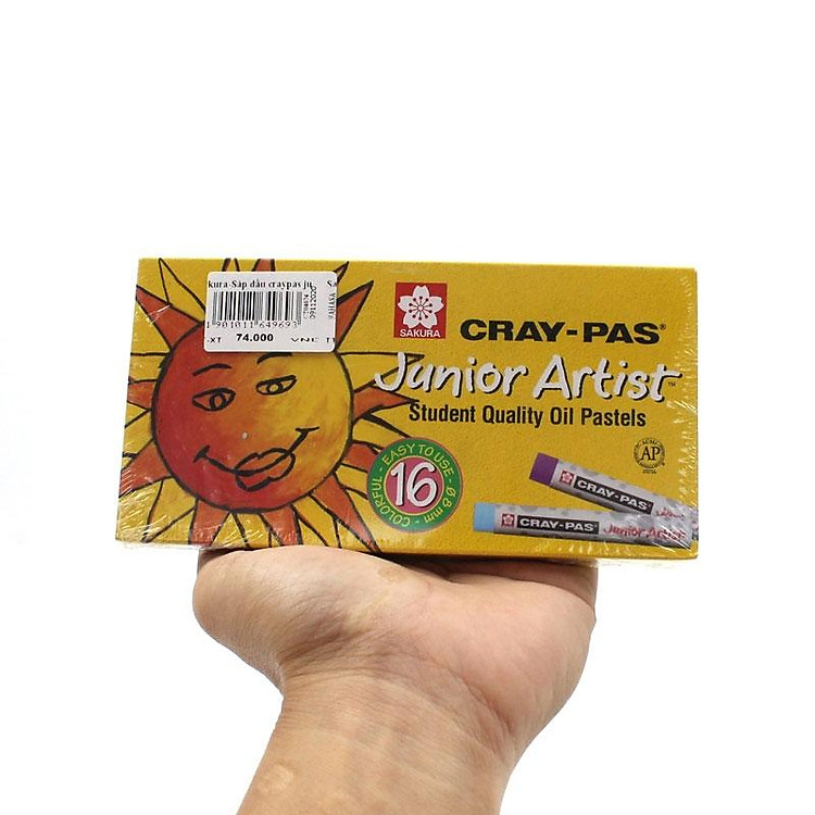 Sáp Dầu Sakura Craypas Junior Artist (16 màu) - Ảnh 3