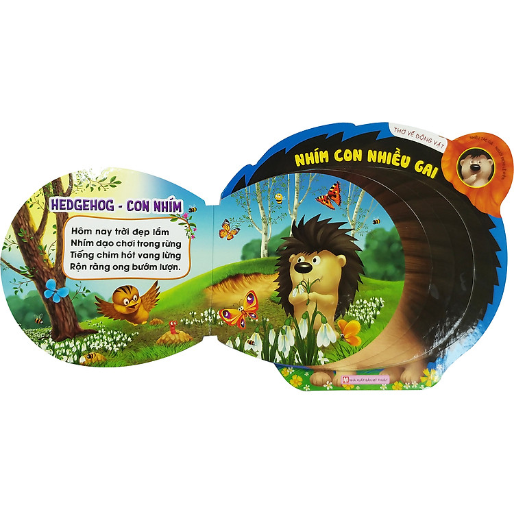 Thơ Về Động Vật - Nhím Con Nhiều Gai (Tái bản 2023) - Ảnh 2
