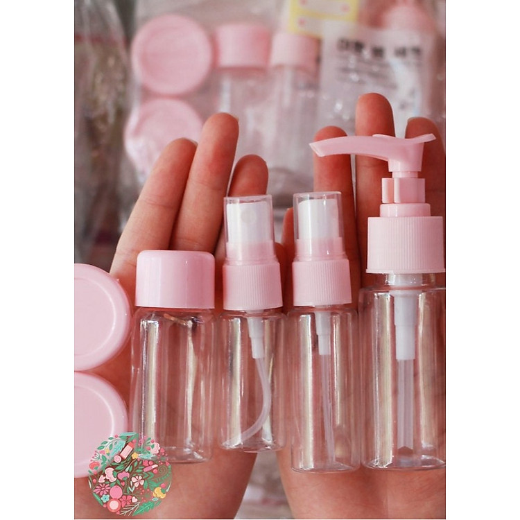Set 06 món đồ chiết mỹ phẩm du lịch tiện ích Hàn Quốc