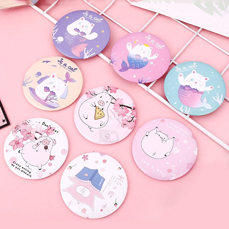 Gương Mini Dumei Hình Thú Dễ Thương (Giao ngẫu nhiên)