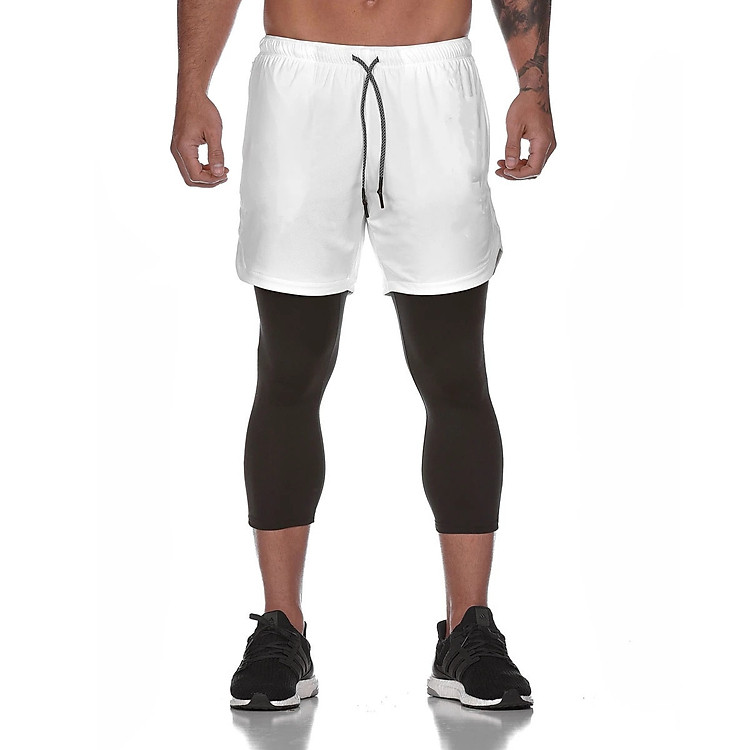 Quần Gym Nam 2 Lớp - Legging Dài Giữ Nhiệt Thể Thao