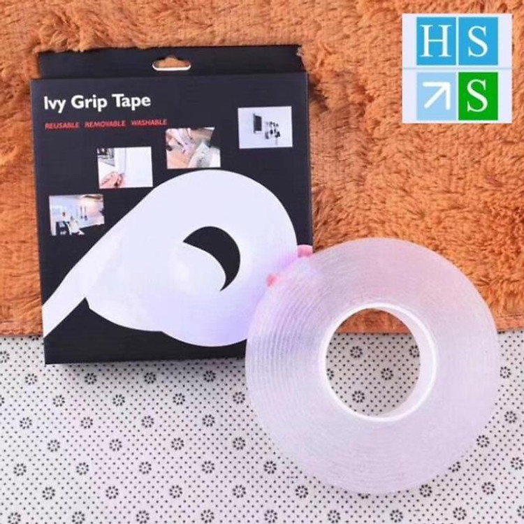 Băng keo siêu dính 2 mặt (Dài 5m, rộng 3cm) - Cuộn keo dính cường lực dùng đa năng trên mọi bề mặt - HS Shop Thủ Đức
