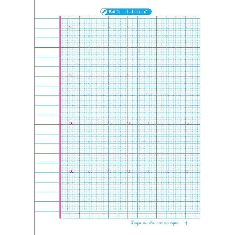Vở Luyện Viết Chữ Thường, Chữ Hoa, Hạ Cỡ Chữ 1 Ô Li (Đặng T. Dung) - Ảnh 3