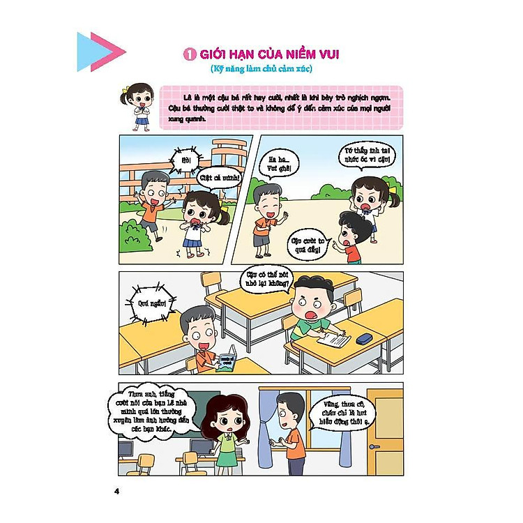 Truyện Tranh Tâm Lý Học Đường - Xây Dựng Niềm Tin Vào Bản Thân + Học Cách Làm Chủ Cảm Xúc - Ảnh 4