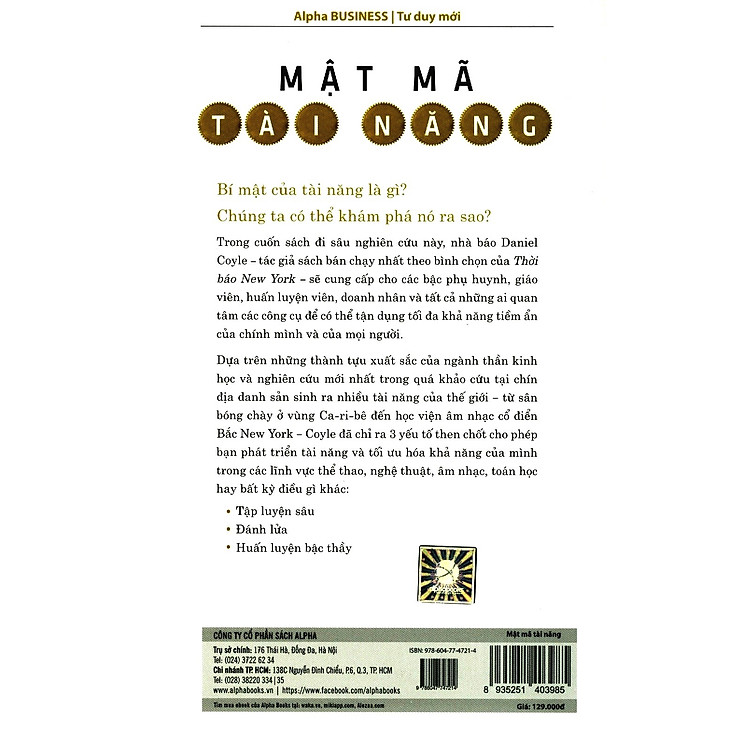 Mật Mã Tài Năng (Tái Bản 2019) - Ảnh 2