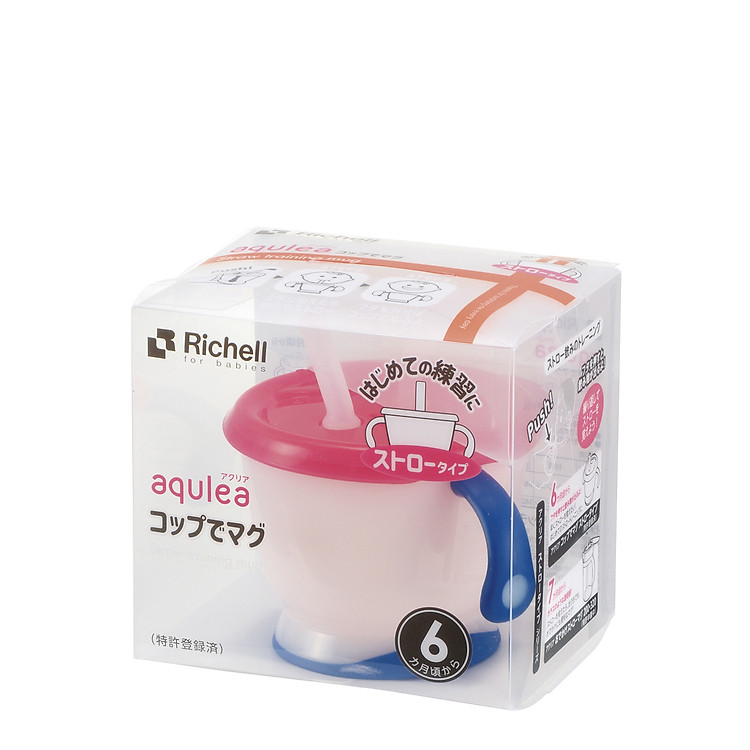 Cốc tập uống Richell 150ml Xanh Chính hãng Ưu đãi - Hình ảnh 2