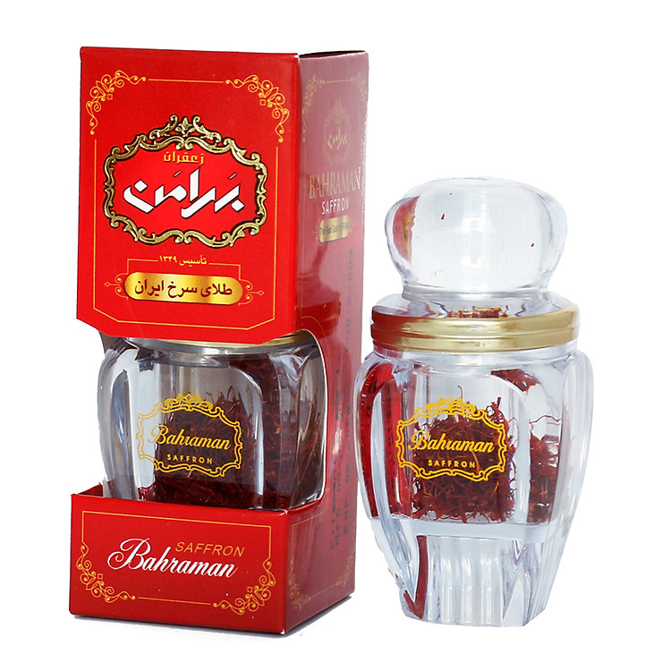 Nhụy Hoa Nghệ Tây Saffron Bahraman Iran lọ 1g