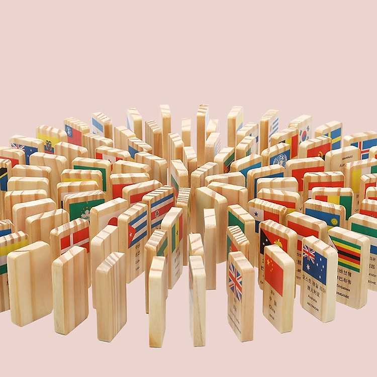 Mua Bộ Domino Cờ 100 Quốc Gia Gỗ Chính hãng Giá tốt - Hình ảnh 4