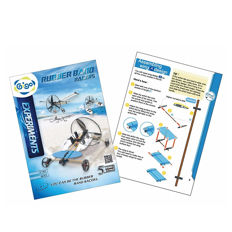 Mua Đồ Chơi Lắp Ráp Gigo - Xe Đua Gió Chính hãng Giá tốt - Hình ảnh 5