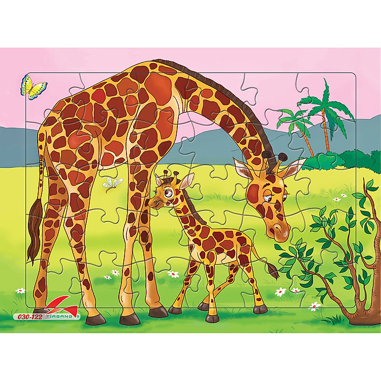 Tìm mua tại Avakids: Xếp hình Hươu mẹ và con - 30 Mảnh - Ngập tràn khuyến mãi