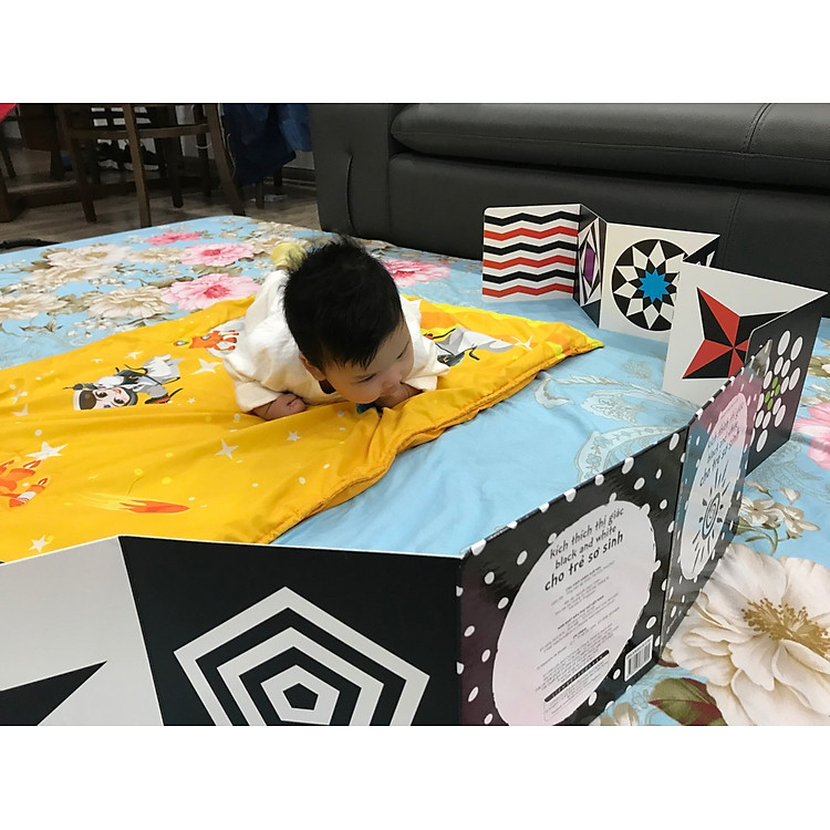 Kích Thích Thị Giác Black And White - Cho Trẻ Sơ Sinh - Ảnh 6