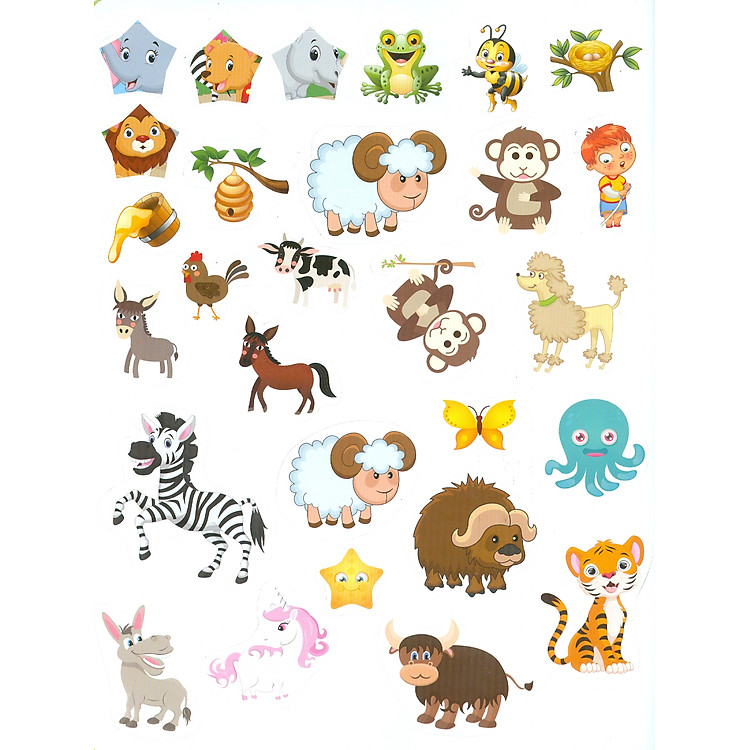 Play With Sticker - Animals (Chơi Cùng Hình Dán - Động Vật) - Ảnh 5