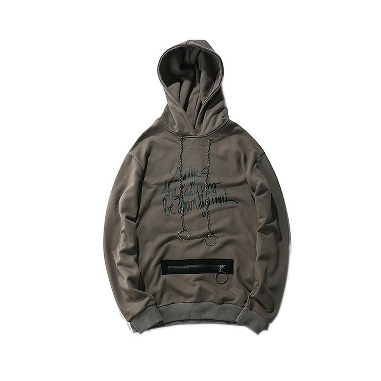 Áo Hoodie Unisex Mombert Khóa Ngang AHDT626