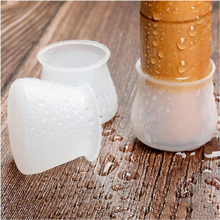 Bộ 20 miếng bọc chân ghế, chân bàn bằng silicon dày, bọc chân bàn chống trượt, chống xước cho sàn gỗ GD365-BocChanGhe-Sili-20 (giao màu ngẫu nhiên)