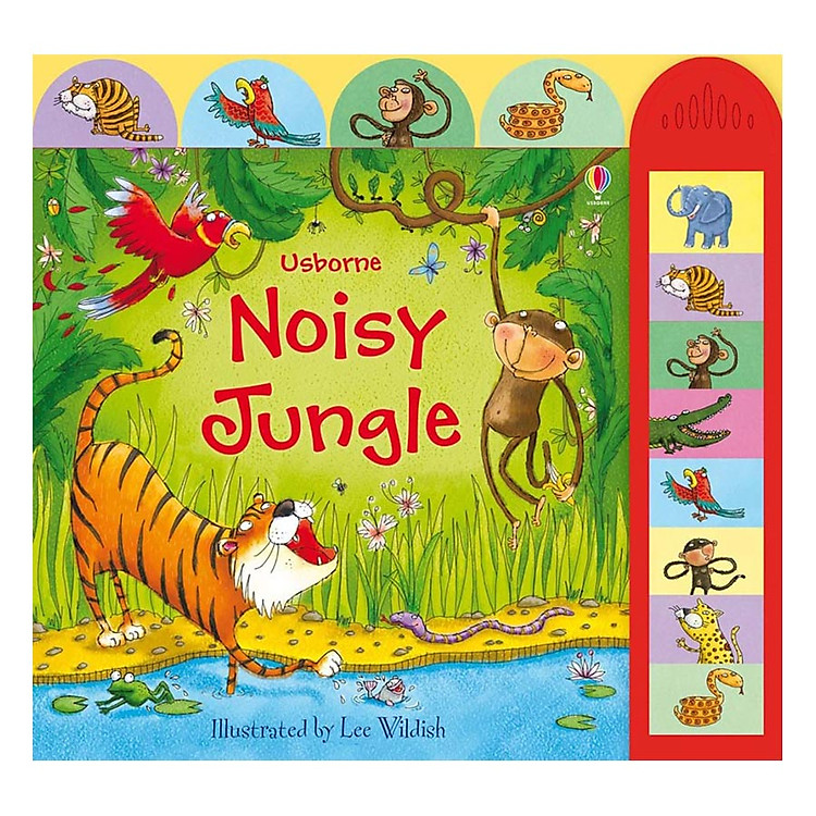 Sách Usborne Noisy Jungle