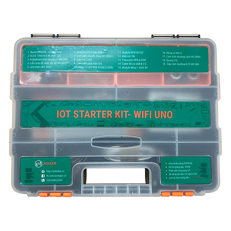 Bộ KIT IoT Starter Kit- Wifi Uno - Hàng Chính Hãng