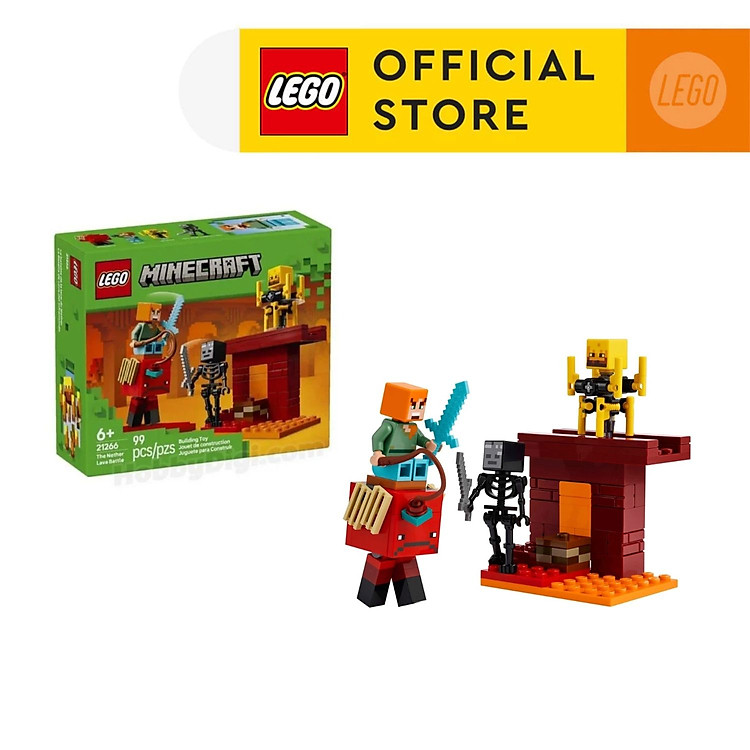 Chọn mua tại Shopee: LEGO MINECRAFT 21266 Trận Chiến Địa Ngục - Giá tốt nhất tại Mall Shop