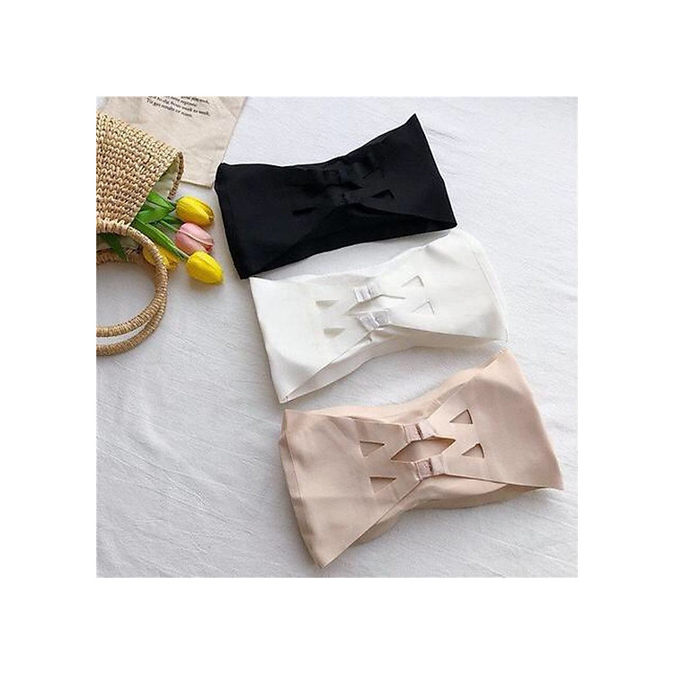 Áo bra không dây có đệm ngực 2 móc Cài Sau