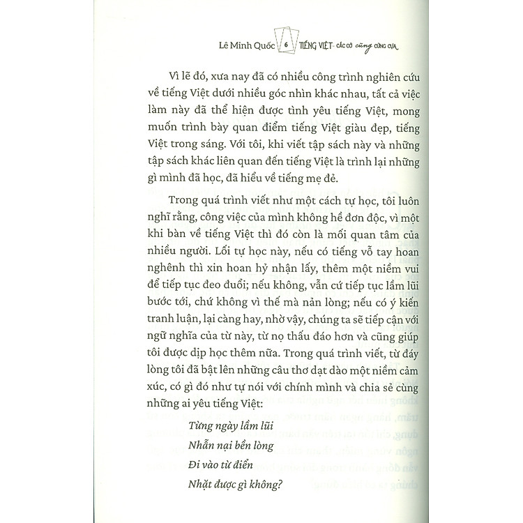 Tiếng Việt Cắc Cớ Cũng Cứng Cựa - Ảnh 3