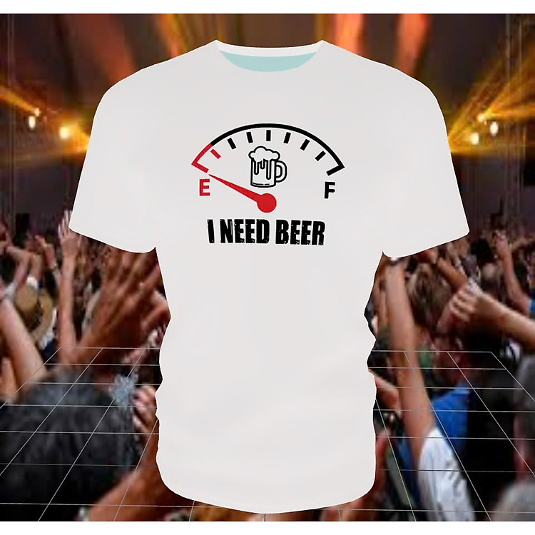 ÁO THUN I NEED BEER NAM NỮ SK-ALI